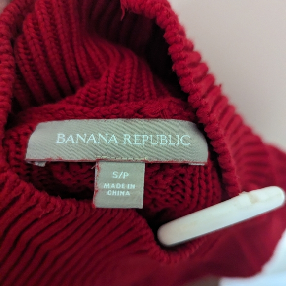 Banana Republic mockneck, textured cotton sweater - Picture 4 of 4